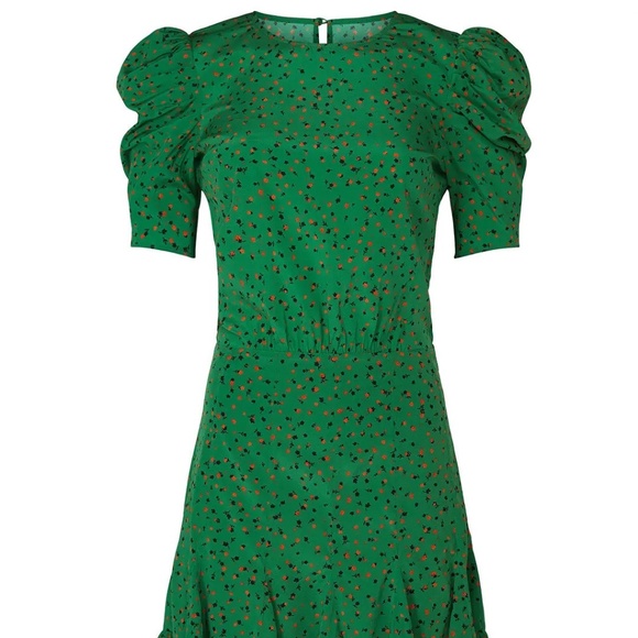 Veronica Beard Green Lila Dress 16 - Picture 3 of 15